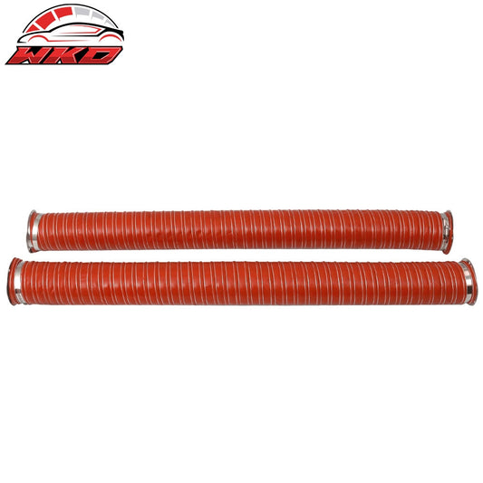 Wholesale Universal Brake Cooling Dual Layer Insulation Hose With Flange 3.5 Inch 2 PC