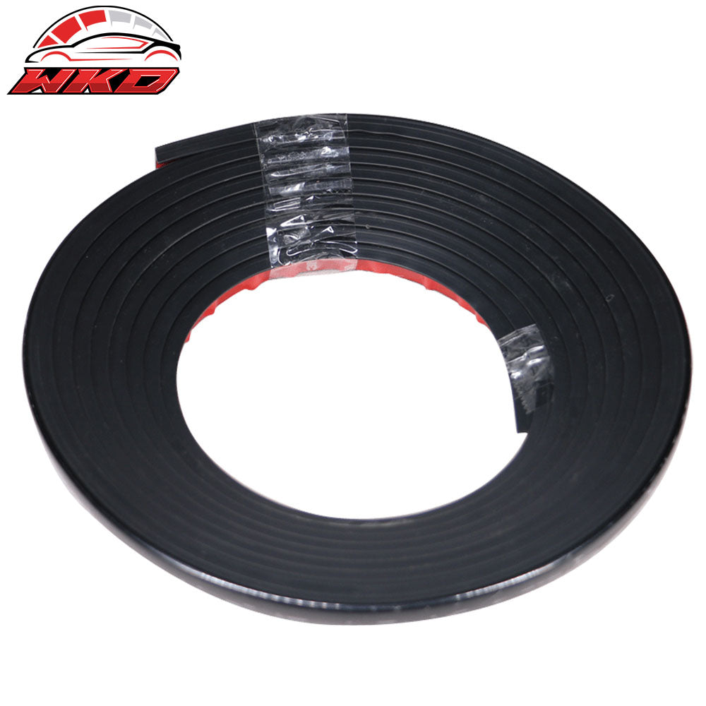 Gloss Black 236 Inch Fender Flare Extension Wheel Eyebrow Moulding Trim Lip