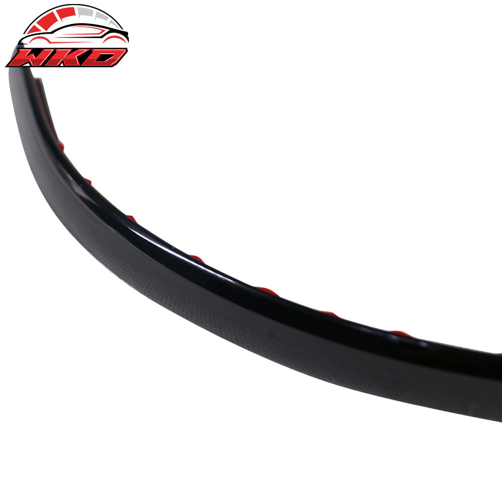 Gloss Black 236 Inch Fender Flare Extension Wheel Eyebrow Moulding Trim Lip