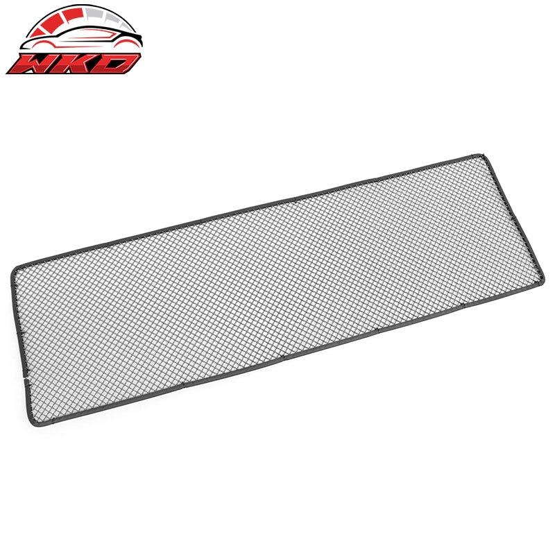Universal 1'X3.3' Sheet Front Grille Black + Titanium Mesh Woven Mesh Interchimp