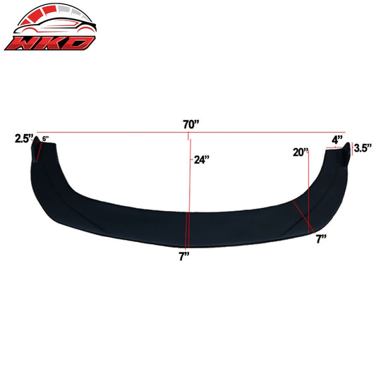 Wholesale IKON Style Universal Front Bumper Lip Splitter Unpainted - PP