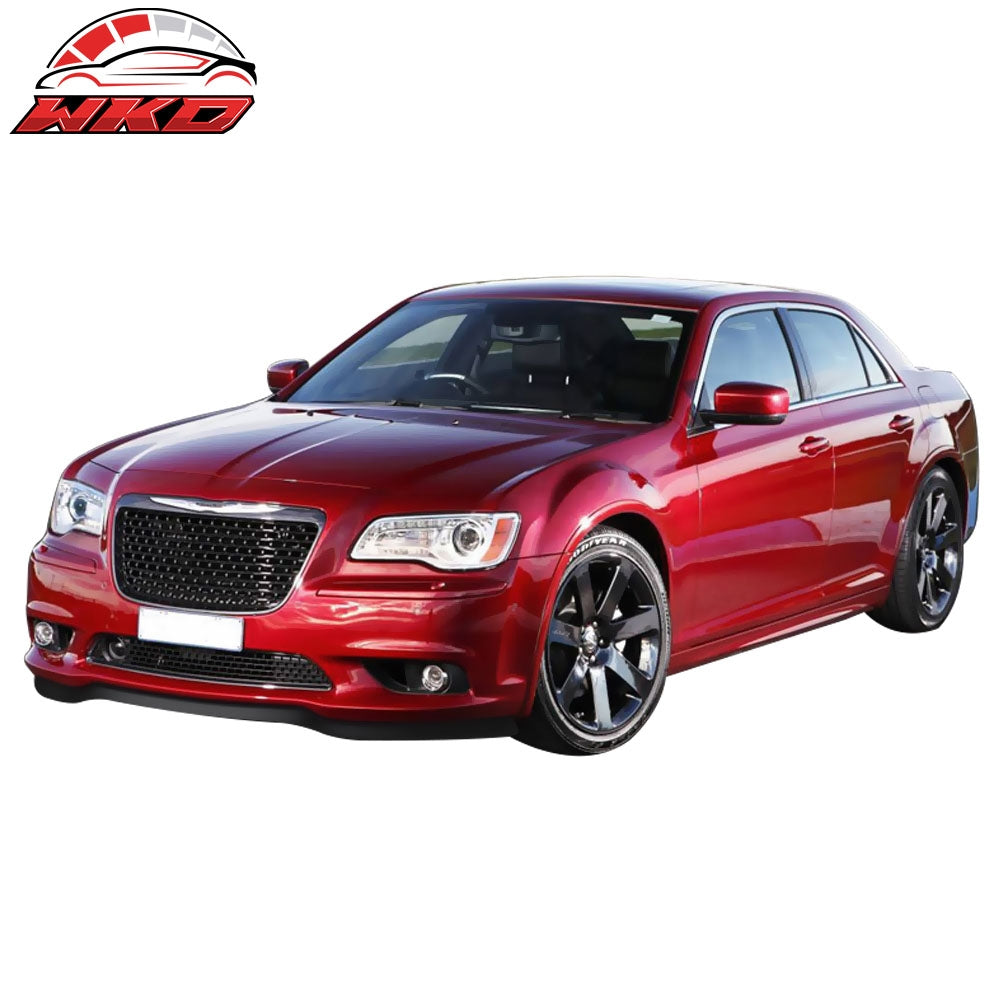 100" Universal Car Front Bumper Lip Splitter Rubber Body Kit Chin Lower Spoiler