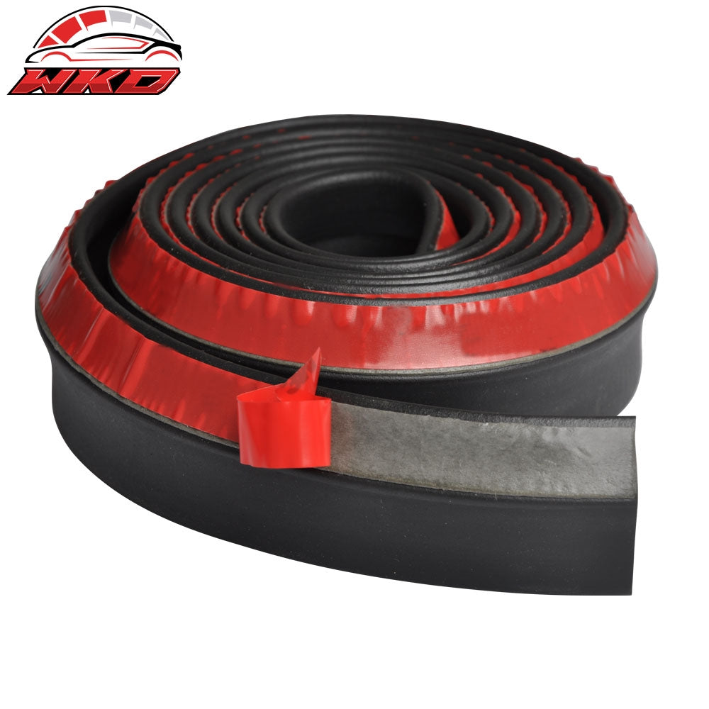 Fits Ford 100" Rubber Foam Front Bumper Lip Splitter Body Side Spoiler Protector