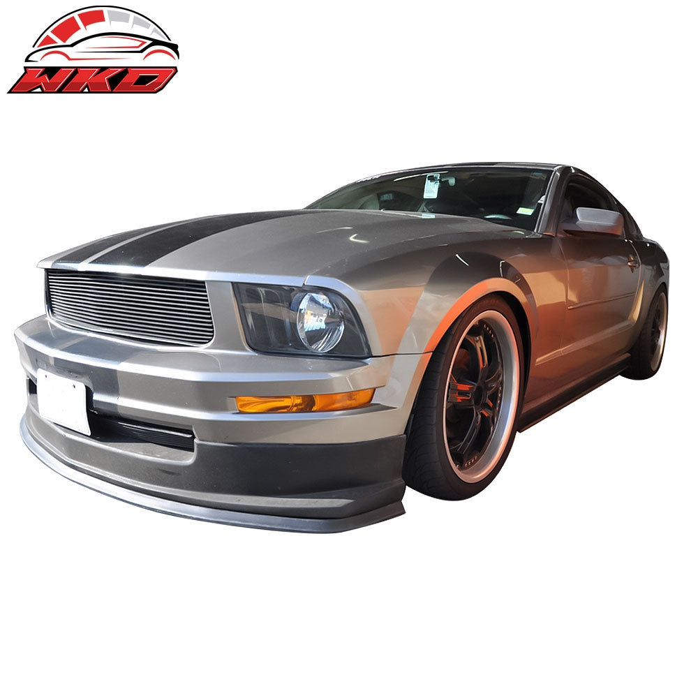 Fits Ford 100" Rubber Foam Front Bumper Lip Splitter Body Side Spoiler Protector