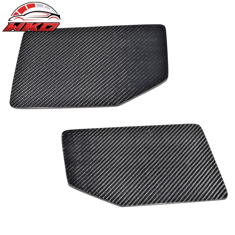 V1 Universal GT Trunk Spoiler Wing Side Plate Add On- Carbon Fiber CF