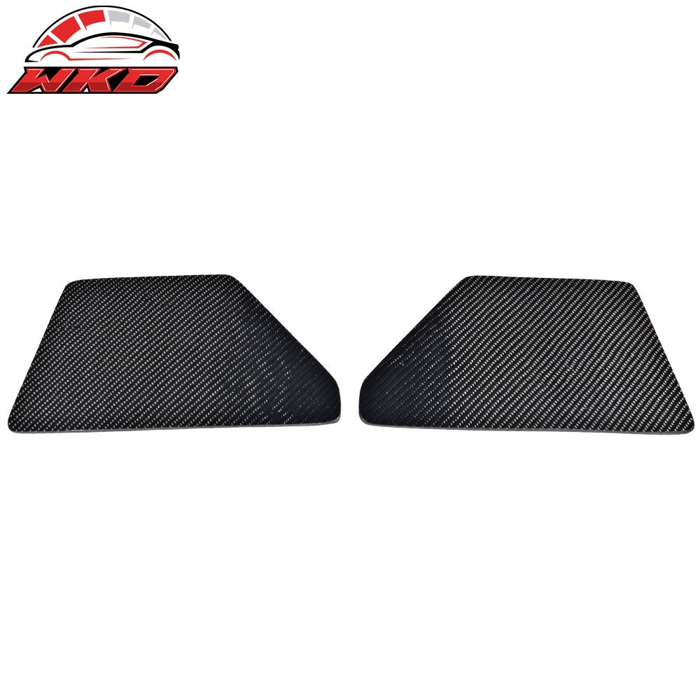 Wholesale V2 Universal GT Trunk Spoiler Wing Side Plate Add On- Carbon Fiber CF