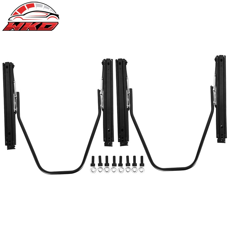 Universal X2 Reclinable Honeycomb Racing Seat + Dual Slider Beige PU Leather