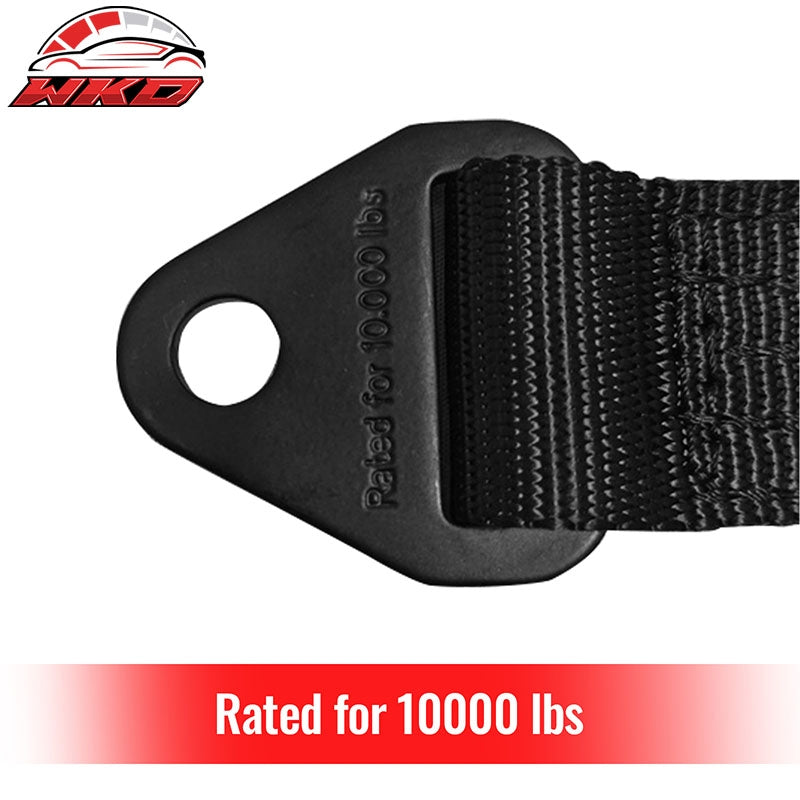 32" Black 10000lbs Racing Limit Straps Shock Suspension Travel 4 Layers Webbing