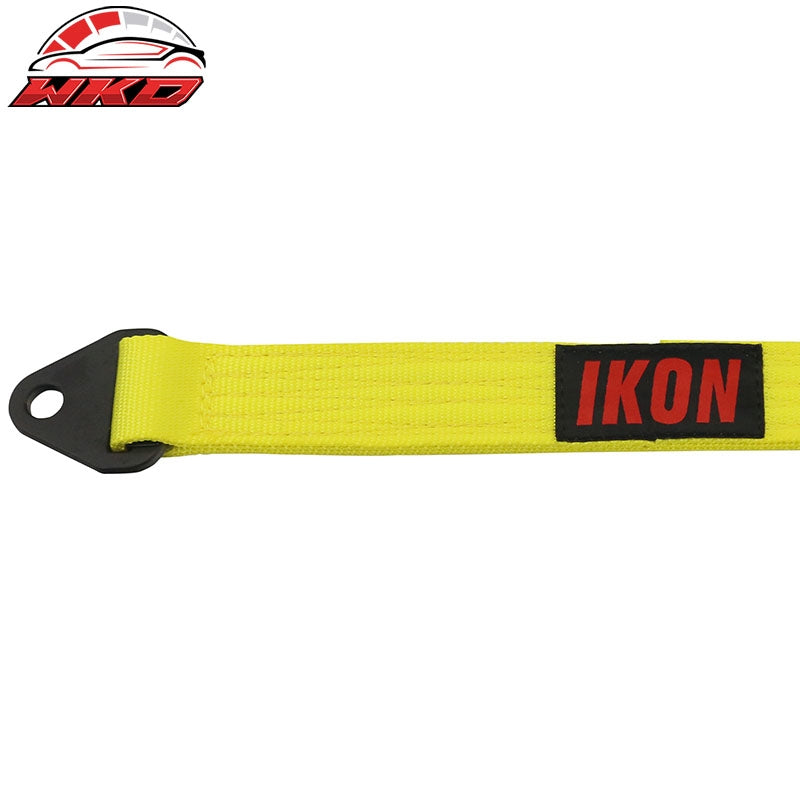 18" Yellow 10000lbs Racing Limit Straps Shock Suspension Travel 4 Layers Webbing