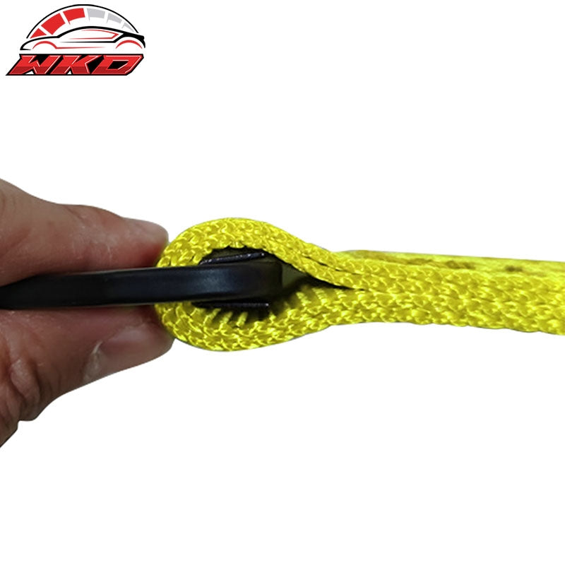 32" Yellow 10000lbs Racing Limit Straps Shock Suspension Travel 4 Layers Webbing