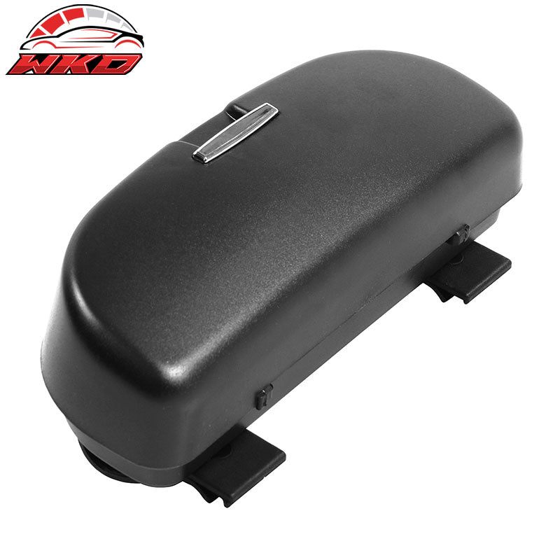 Universal Black Auto Car Sunglasses Holder Organizer Case Sun Visor Mounted Box