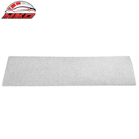 Wholesale Universal Woven Mesh Lock Crimp Style Front Hood Upper Grille Insert Chrome - Wikond Auto
