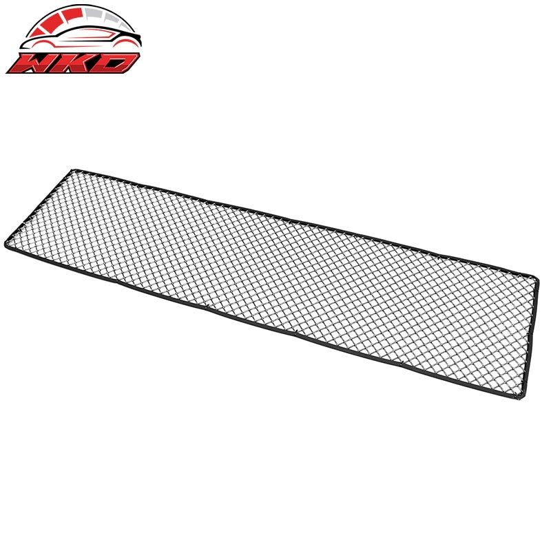 Universal Woven Mesh LockCrimp Front Bumper Grille Insert Assembly Titanium