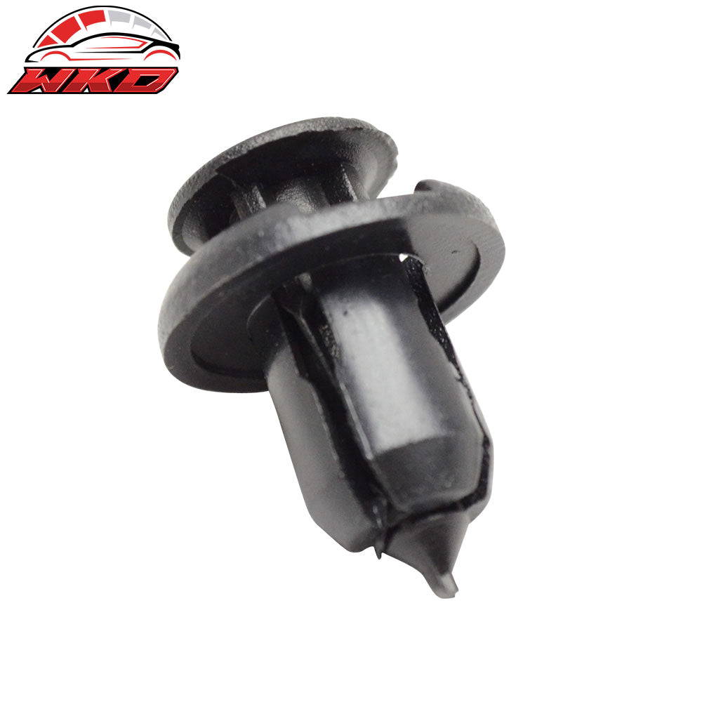 10 PCS Bumper Clips 10mm Hood Fender Push Rivets Retainer Fasteners For Honda