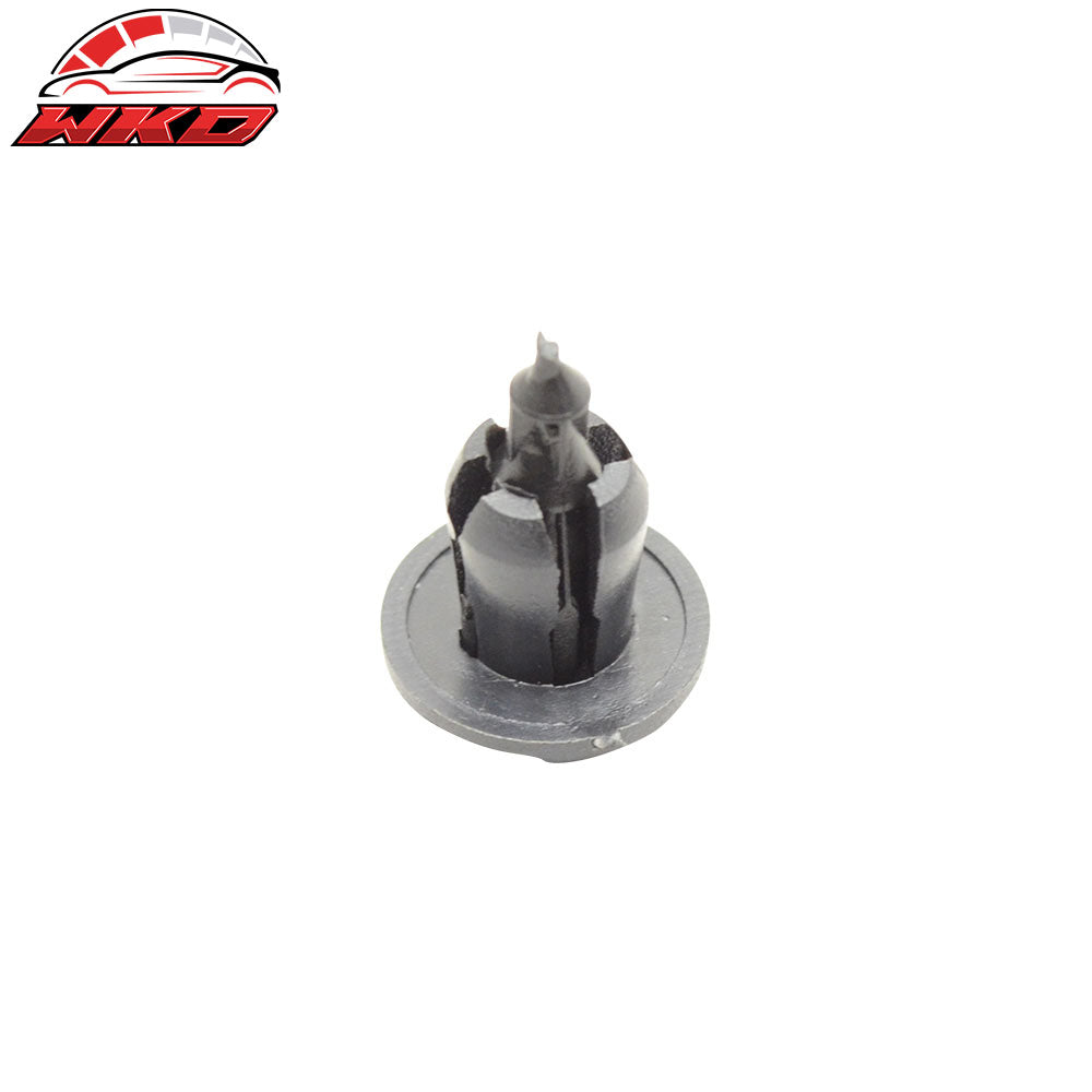 10 PCS Bumper Clips 10mm Hood Fender Push Rivets Retainer Fasteners For Honda