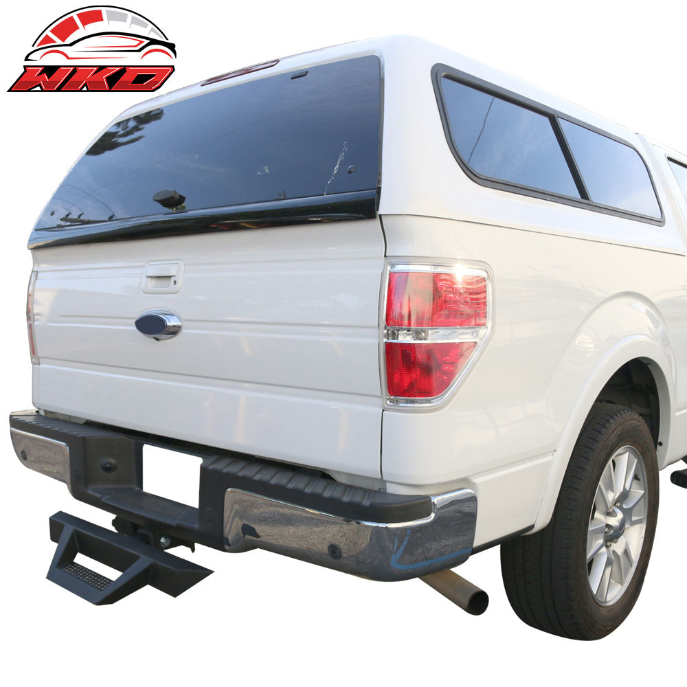 Universal Black Powder Steel Rear Bumper Step 2Inch Hitch Receiver 31.5 Inch