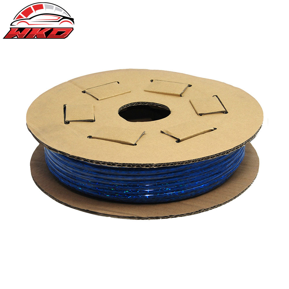 Wholesale Universal 150FT U Shape Door Edge Guard Trim Vinyl/Mylar Blue W/Diamond Pattern