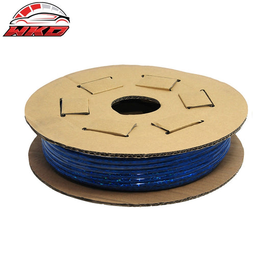 Wholesale Universal 150FT U Shape Door Edge Guard Trim Vinyl/Mylar Blue W/Diamond Pattern