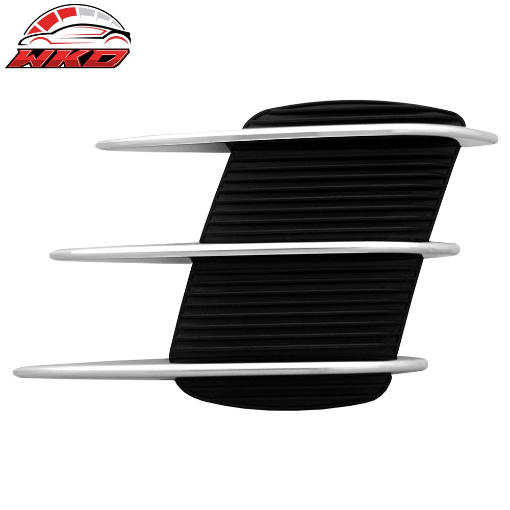 Wholesale Universal 192mmx145mm Auto Car SUV Air Flow Fender Side Intake Vent Decor Chrome
