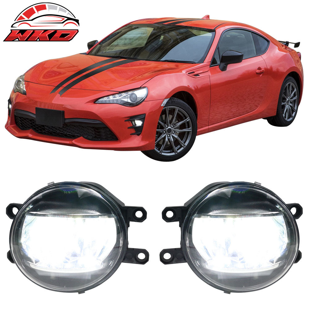 Universal Cars Factory Front Bumper Fog Lights Lamps Clear Lens