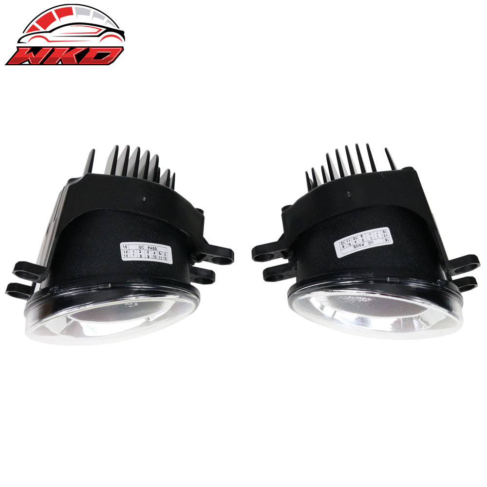Universal Cars Factory Front Bumper Fog Lights Lamps Clear Lens