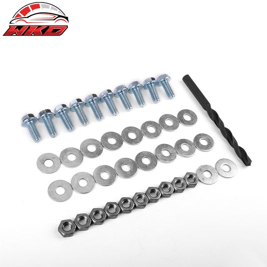 Wholesale Hardware Kit Drill M8 Bolts Nuts Washers Front Splitter Side Skirt Extensions