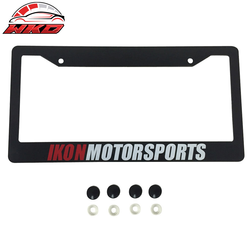 Wholesale Black Universal Auto Car License Plate Frame Holder Gloss Black