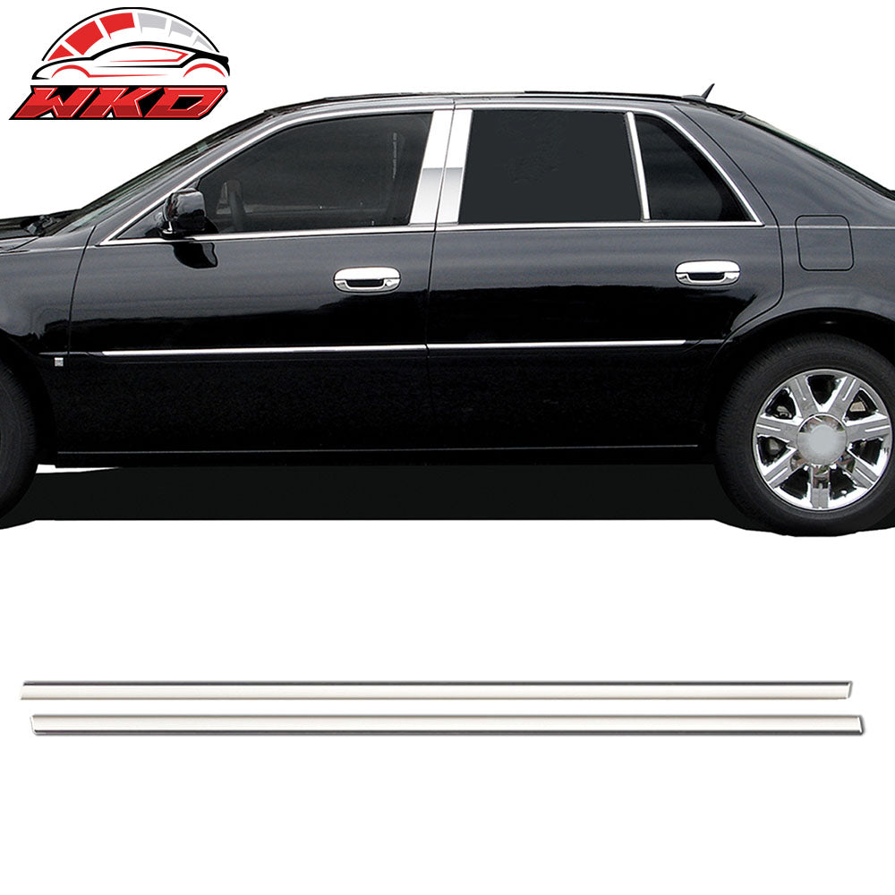 Universal 4FTX1/2 Car Molding Edge Trim Plate Stainless Steel Chrome/Mirror Look