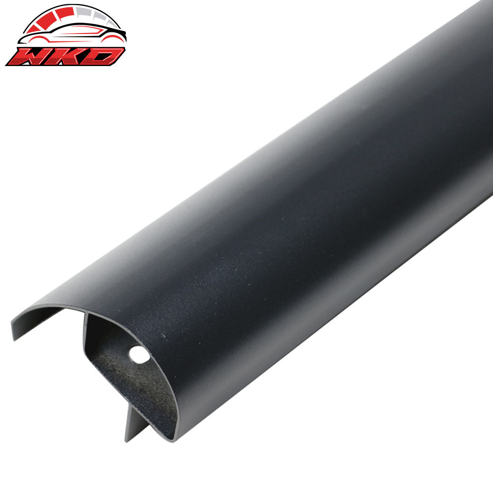 50x35x5 Inch Roof Top Cargo Luggage Carrier With Cross Bar Aluminum Black
