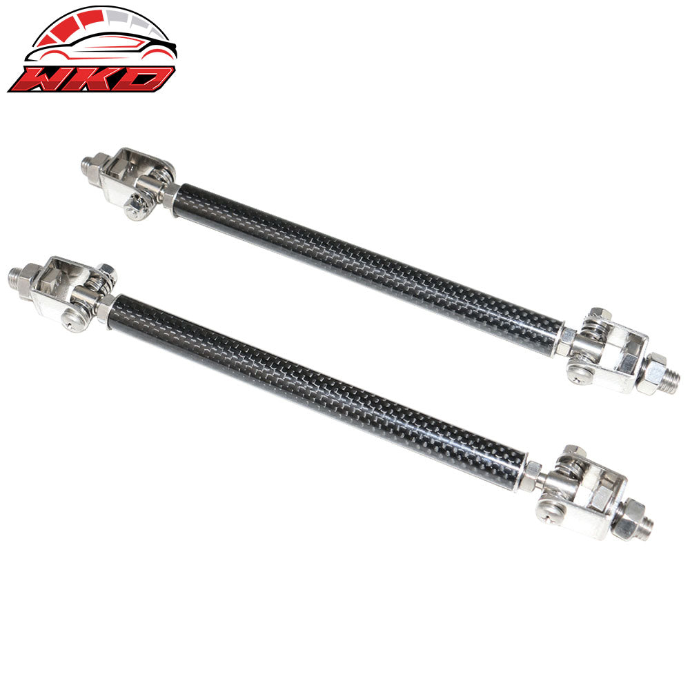 Carbon Fiber Adjustable 5.5-8 Inch Bumper Chin Lip Diffuser Rod Splitter Support