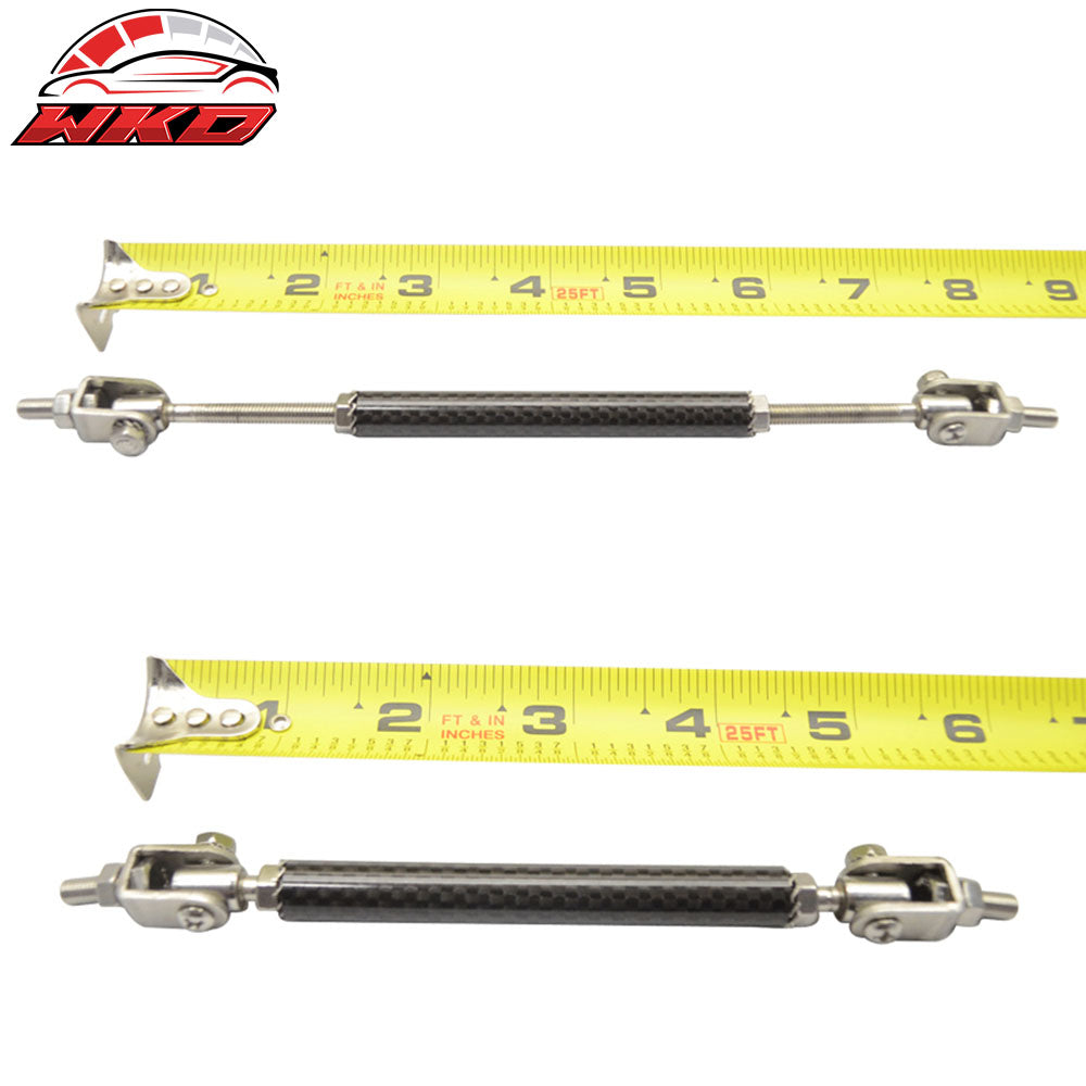 Carbon Fiber Adjustable 5.5-8 Inch Bumper Chin Lip Diffuser Rod Splitter Support