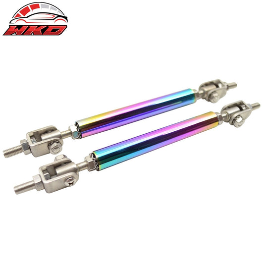 Wholesale 5.5"-8" Universal Adjustable Front Bumper Lip Splitter Rod Strut Tie Support Bar