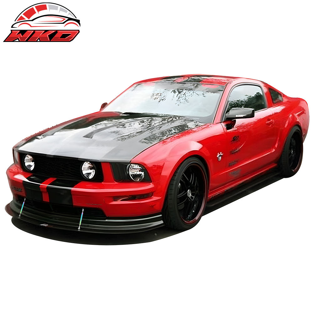 5.5"-8" Universal Adjustable Front Bumper Lip Splitter Rod Strut Tie Support Bar