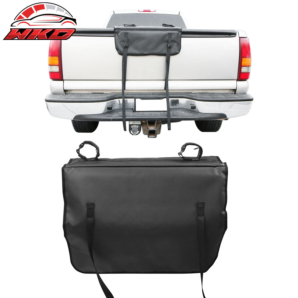 22" Universal PVC Pickup Truck Bed Tailgate Protector Cover Mat W/2 Bike Racks