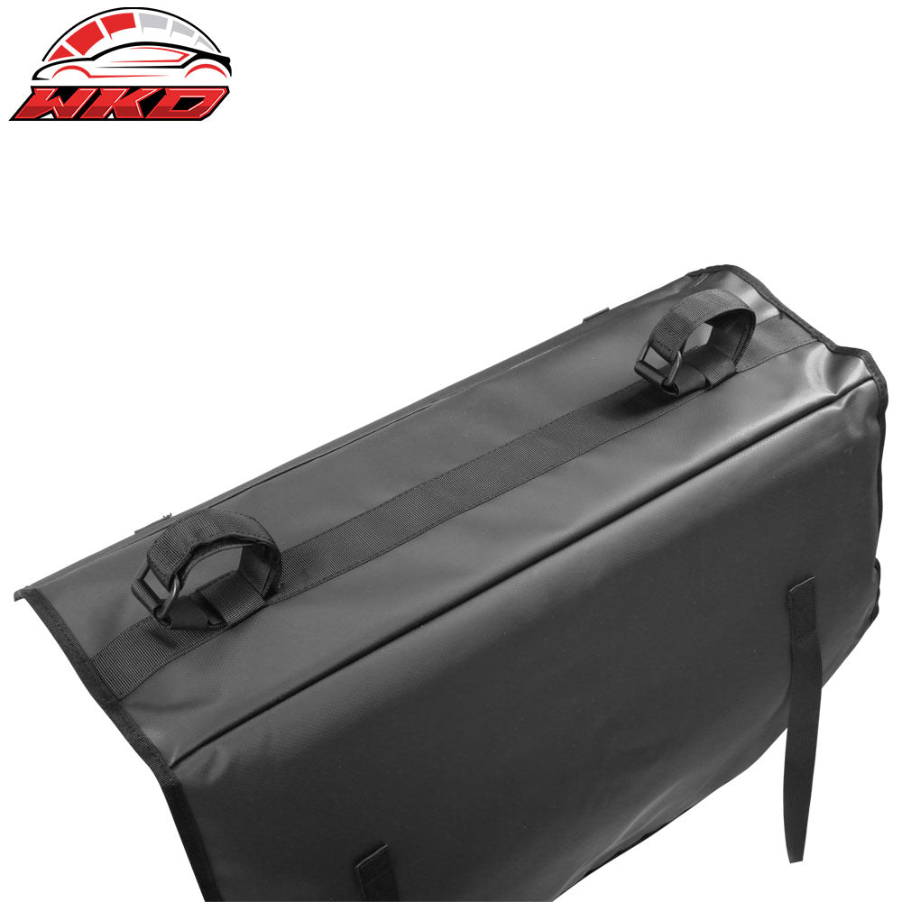 22" Universal PVC Pickup Truck Bed Tailgate Protector Cover Mat W/2 Bike Racks
