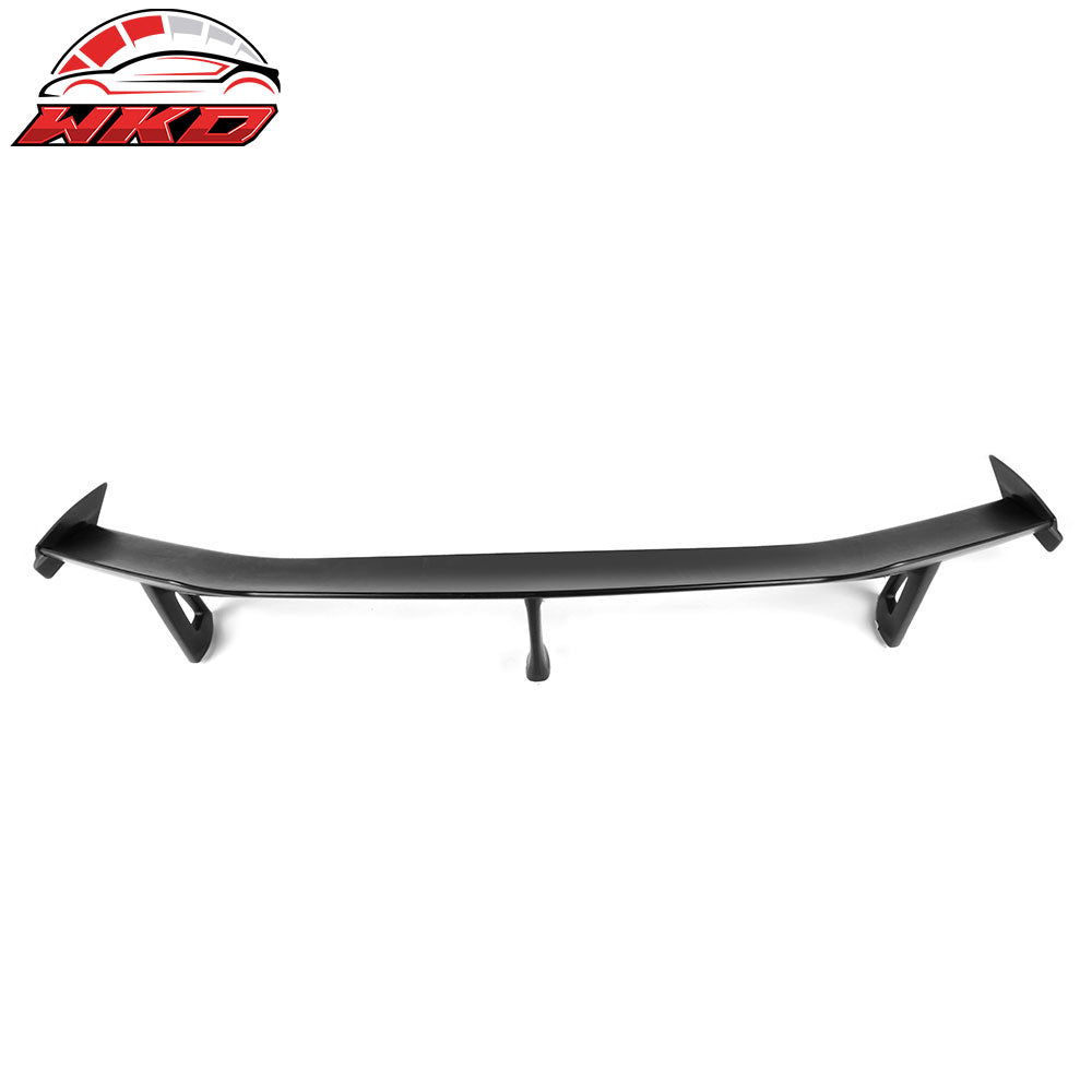 Wholesale Universal 3 Post Racing Rear Trunk Spoiler Wing Lip Unpainted Black ABS