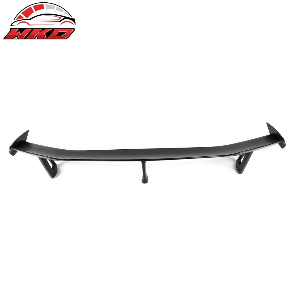 Wholesale Universal 3 Post Racing Rear Trunk Spoiler Wing Lip Unpainted Black ABS