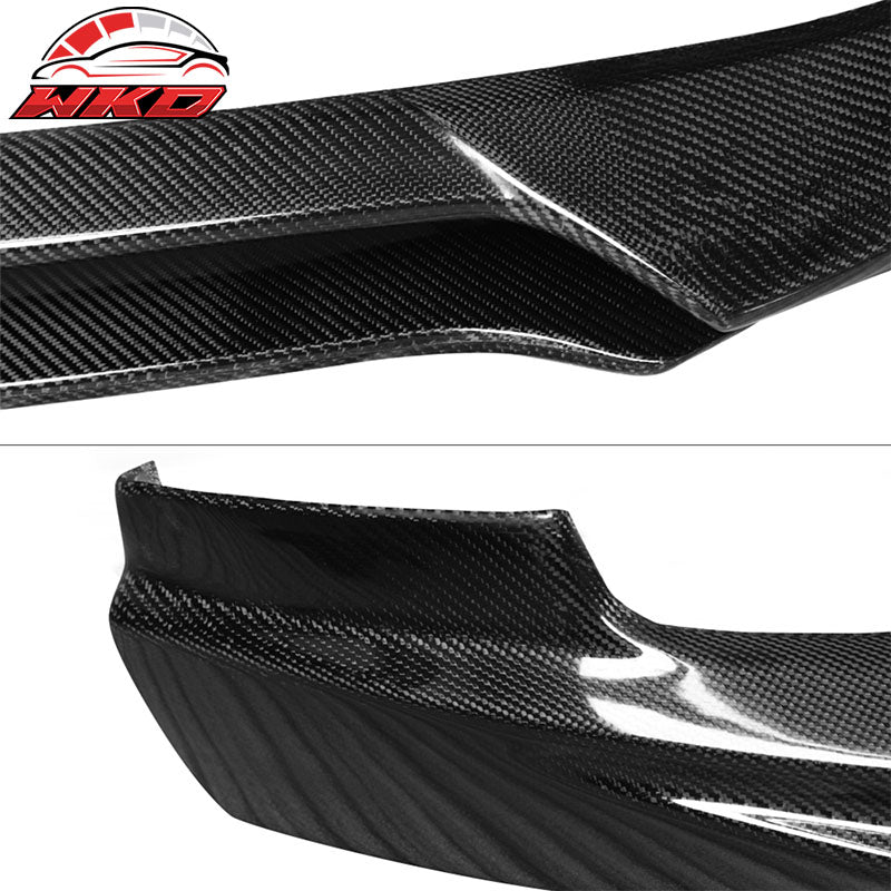 Fits 14-18 VW Volkswagen MK7 GTI Front Bumper Lip Spoiler Kit Matte Carbon Fiber
