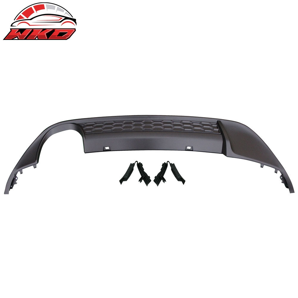 Wholesale 15-17 VW Golf 7 MK7 Rear Bumper Diffuser Twin Muffler Single Outlet