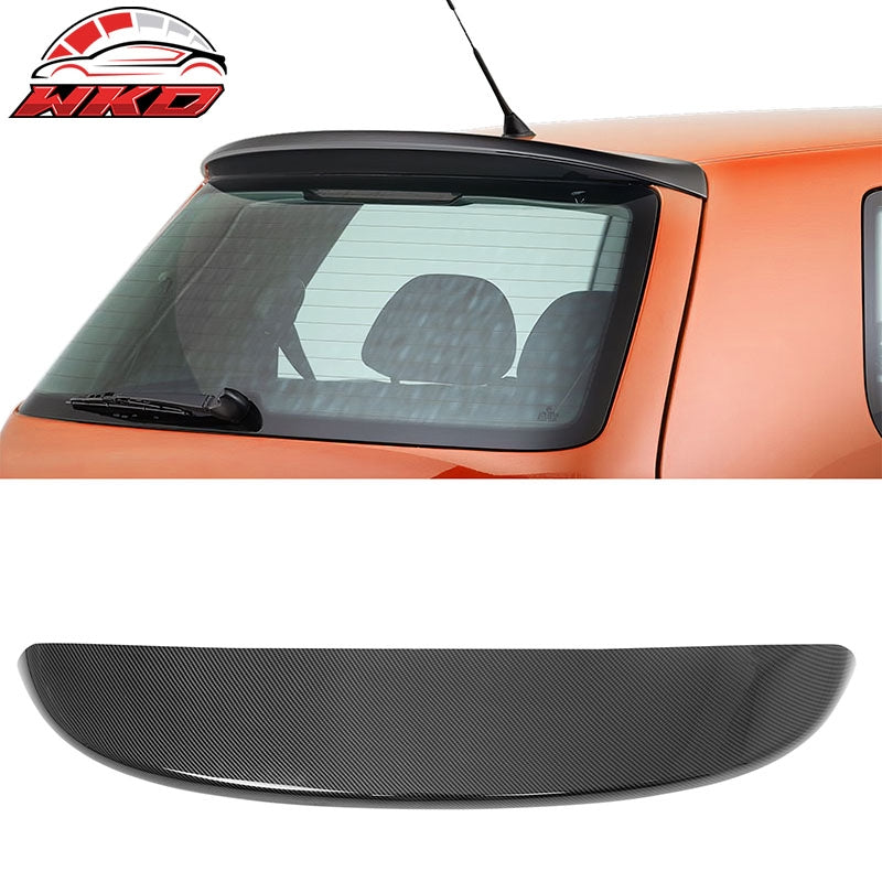 Wholesale 99-06 VW MK4 Golf ES Style Rear Roof Spoiler Lip Carbon Fiber Print ABS