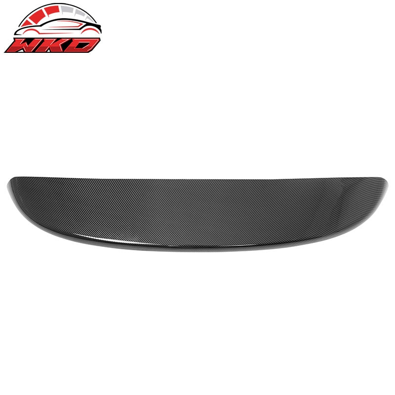 Fits 99-06 VW MK4 Golf ES Style Rear Roof Spoiler Lip Carbon Fiber Print ABS