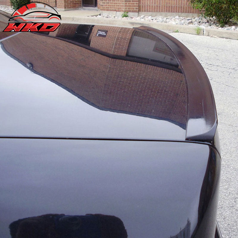 Fits 05-09 VW Passat B6 Mk6 Unpainted Black PU Flexible Rear Tail Trunk Spoiler