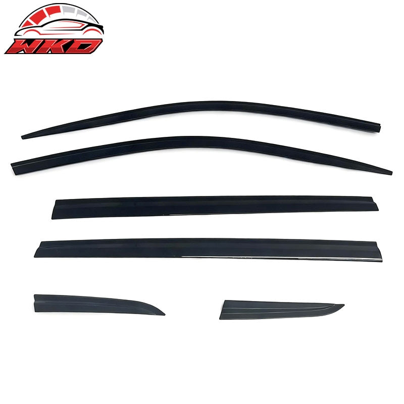 Wholesale 18-24 VW Volkswagen Tiguan Dark Smoke Window Visors Vent Rain Deflectors