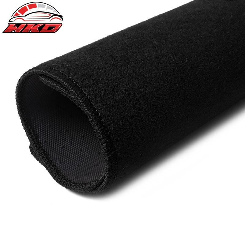 Fits 18-26 Volkswagen Atlas Auto Black Nylon Floor Mats Car Liners Carpet 4PC