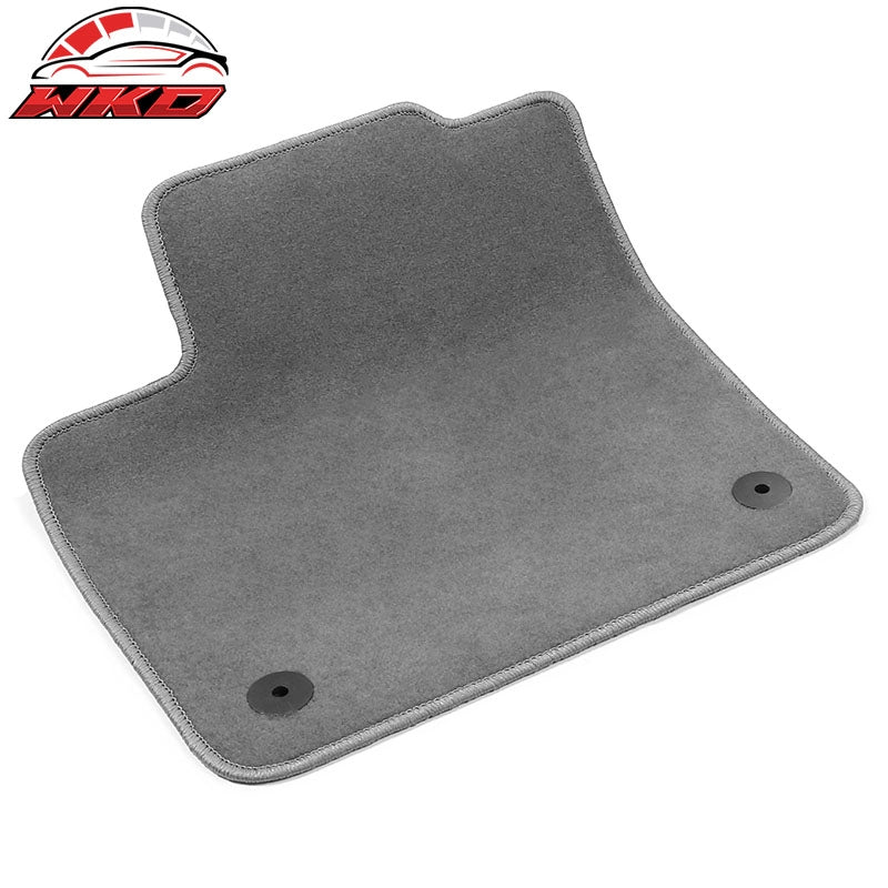 Fits 18-26 Volkswagen Atlas Auto Gray Nylon Floor Mats Car Liners Carpet 4PC