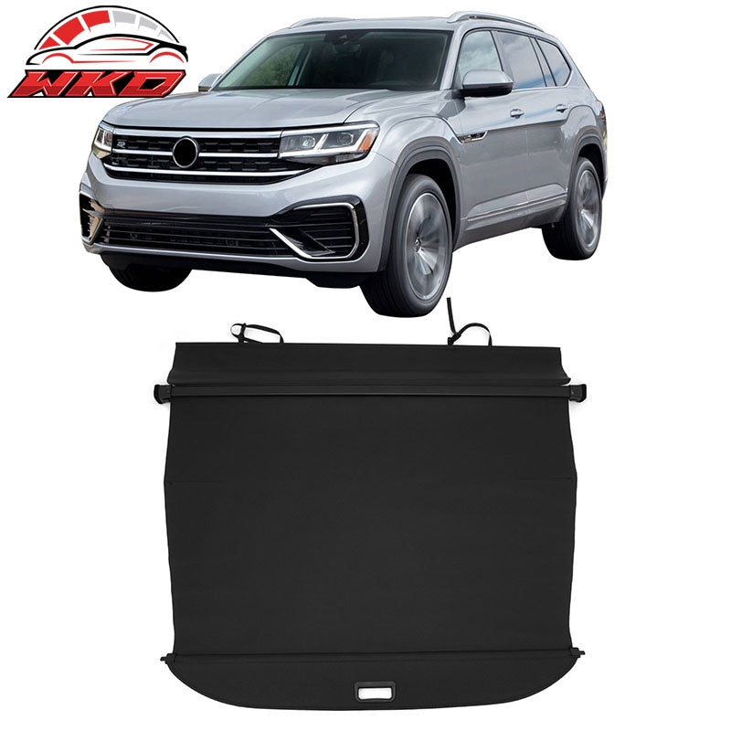 Wholesale 18-26 Volkswagen Atlas Retractable Rear Cargo Cover Carbon Fiber Texture - Wikond Auto