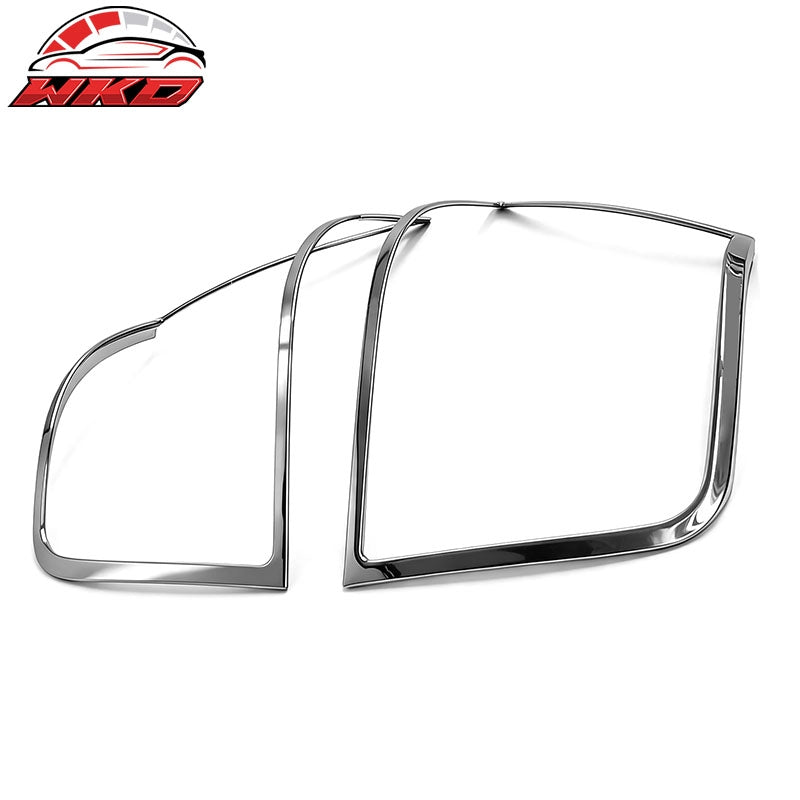 Fits 99-04 Volkswagen Golf 4 Chrome Tail Light Bezels Frame Trim ABS 2PCS Set