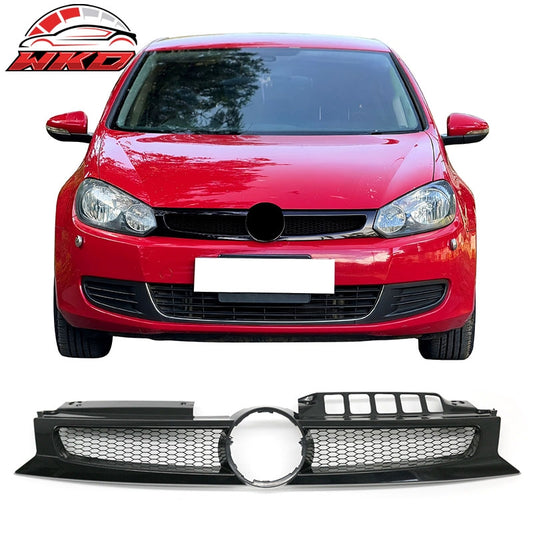 Wholesale 10-14 Volkswagen Golf/11-14 Jetta MK6 Front Bumper Hood Mesh Upper Grille - Wikond Auto
