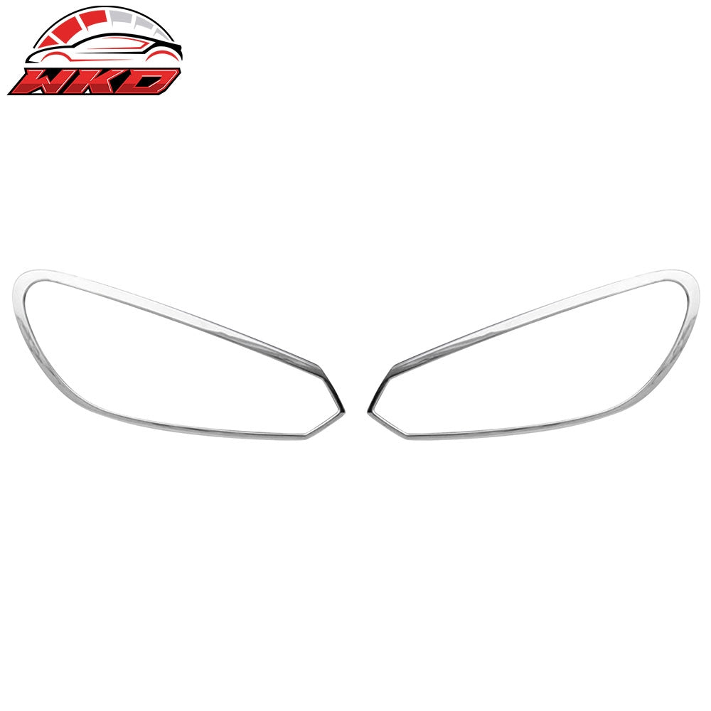 Wholesale 10-14 Volkswagen Golf 6 / GTI Chrome ABS Front Headlight Bezels Covers Pair