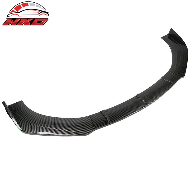 Wholesale 11-21 Volkswagen Jetta Front Bumper Lip Spoiler 3PC PP Carbon Fiber Print - Wikond Auto
